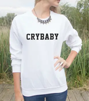 CRYBABY Letters Print Women Sweatshirt Jumper Casual Hoody For Lady Hipster Street Black White Gray Drop Ship ZT-1
CRYBABY Letters Print Women Sweatshirt Jumper Casual Hoody For Lady Hipster Street Black White Gray Drop Ship ZT-1