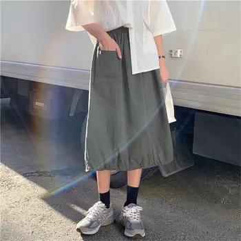 Alien Kitty Chic Summer Drawstring Hot Sale 2019 High Quality Fresh Simple Women Solid Loose High Waist Tooling Skirt 3 Colors
Alien Kitty Chic Summer Drawstring Hot Sale 2019 High Quality Fresh Simple Women Solid Loose High Waist Tooling Skirt 3 Colors