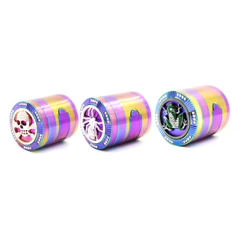 Ice Blue 63mm Polisher 4 Side Opening Creative Zinc Alloy Tobacco Grinder Multi-Style Manual Cigarette Breaker Free Shipping
Ice Blue 63mm Polisher 4 Side Opening Creative Zinc Alloy Tobacco Grinder Multi-Style Manual Cigarette Breaker Free Shipping