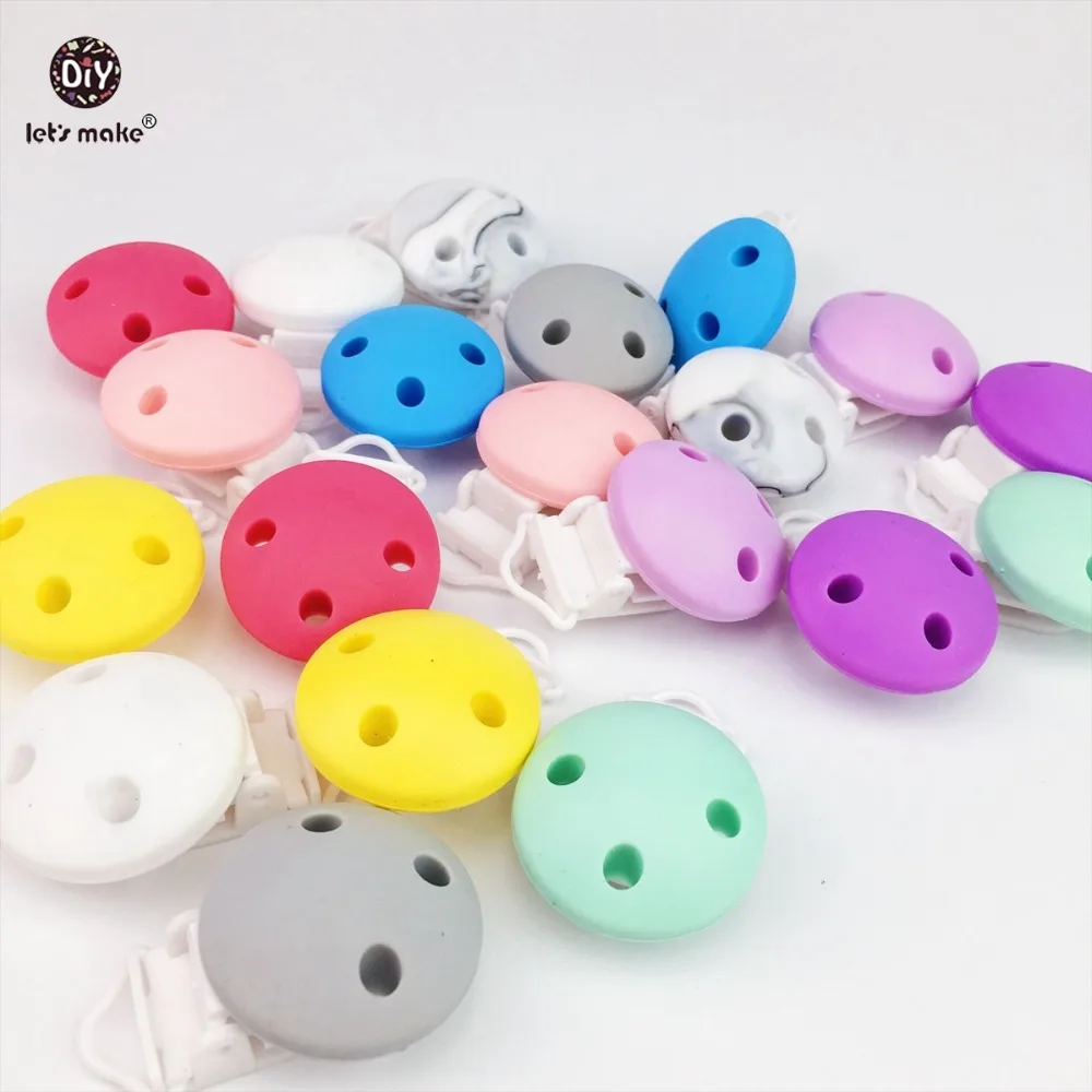 Let's make Round Shape Pacifier chain clip, pacifier clip, silicone clip selectable 20pc Silicone Teething Beads Suspender Clip
Let's make Round Shape Pacifier chain clip, pacifier clip, silicone clip selectable 20pc Silicone Teething Beads Suspender Clip