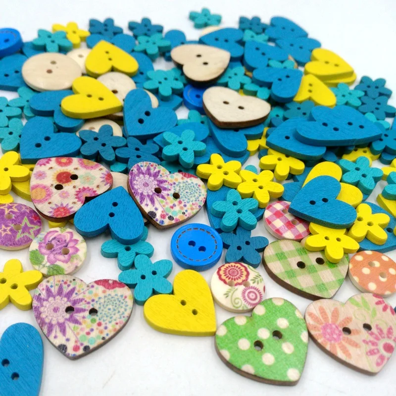100pcs Blue series Wooden Buttons Sewing Buttons Craft Scrapbooking Clothing Accessories mix size 2 Holes
100pcs Blue series Wooden Buttons Sewing Buttons Craft Scrapbooking Clothing Accessories mix size 2 Holes