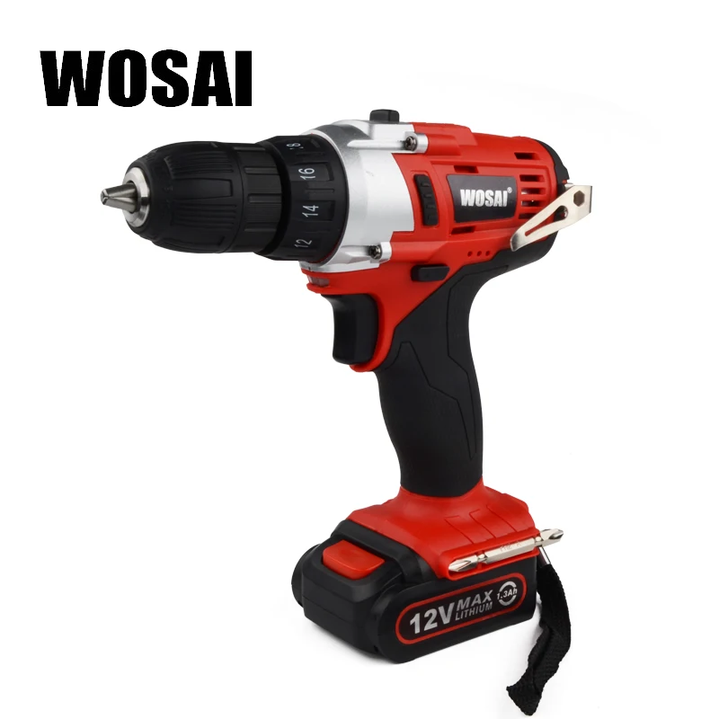 WOSAI 12V Lithium Battery Electric Drill Bit Two-Speed Electric Cordless Drill Mini Screwdriver Hand Drill Electric Power Tools
WOSAI 12V Lithium Battery Electric Drill Bit Two-Speed Electric Cordless Drill Mini Screwdriver Hand Drill Electric Power Tools