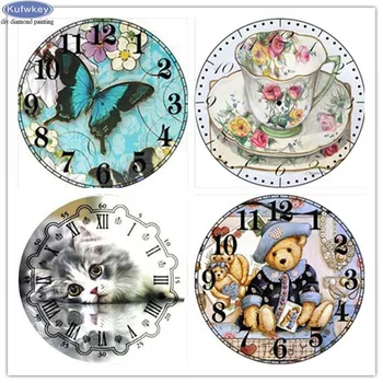 Full DIY 5D Diamond Painting Cross Stitch "Rose Watch Wall Clock" Dimaond Embroidery Diamond Mosaic Rhinestones Needlework
Full DIY 5D Diamond Painting Cross Stitch "Rose Watch Wall Clock" Dimaond Embroidery Diamond Mosaic Rhinestones Needlework
