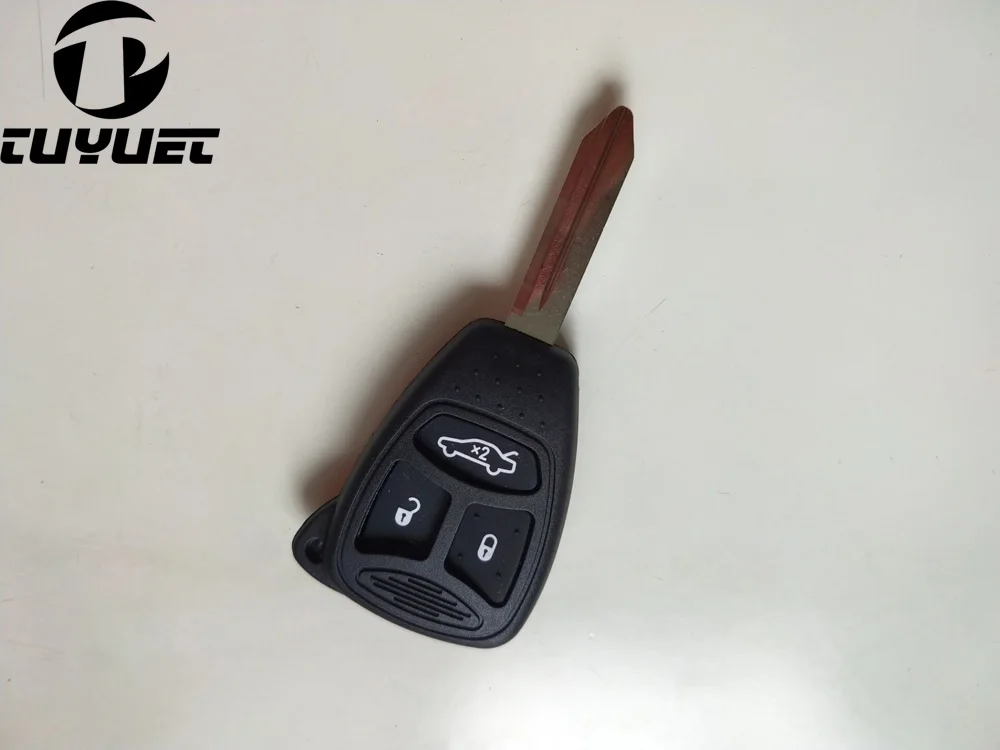 Blank 3 Buttons Remote Key Shell For Chrysler Replacement FOB Case With Big Button Rubber
Blank 3 Buttons Remote Key Shell For Chrysler Replacement FOB Case With Big Button Rubber