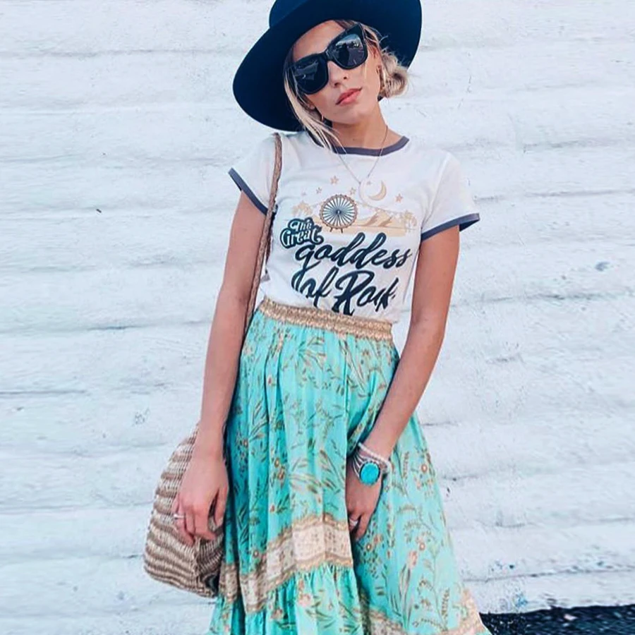 TEELYNN Tees for women 2019 maisie the muse summer tees short sleeve top casual goddess of rock Gpsy women boho tops
TEELYNN Tees for women 2019 maisie the muse summer tees short sleeve top casual goddess of rock Gpsy women boho tops