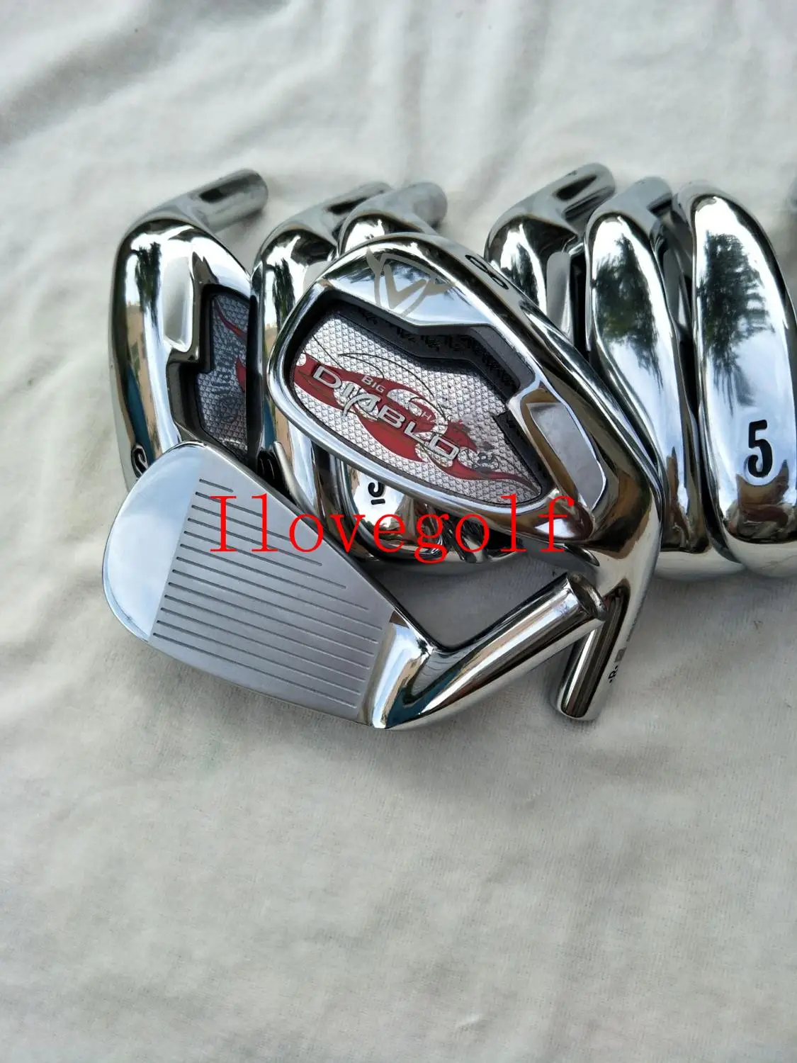 

9PCS Golf Clubs Big Bertha Diablo Golf Irons Clubs Golf 3-9PS Regular/Stiff Graphite/Steel Shafts DHL Free Shipping