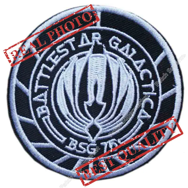 3" Battlestar Galactica Patch BSG-75 Officer Uniform Movie Embroidered LOGO Iron On Patch badge for baseball cap clothing
3" Battlestar Galactica Patch BSG-75 Officer Uniform Movie Embroidered LOGO Iron On Patch badge for baseball cap clothing