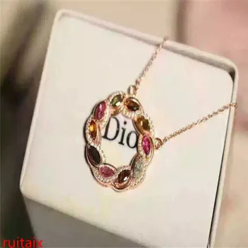 KJJEAXCMY boutique jewels S925 silver natural crystal tourmaline necklace with round necklace pendant set chain to deliver box c
KJJEAXCMY boutique jewels S925 silver natural crystal tourmaline necklace with round necklace pendant set chain to deliver box c