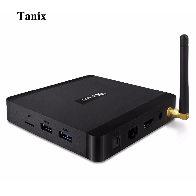 Tanix TX5 Max TV Box Android 8.1 Amlogic S905X2 4GB LPDDR3 + 32GB EMMC 2.4GHz + 5GHz WiFi BT4.2 Support 4K H.265 Set Top Box
Tanix TX5 Max TV Box Android 8.1 Amlogic S905X2 4GB LPDDR3 + 32GB EMMC 2.4GHz + 5GHz WiFi BT4.2 Support 4K H.265 Set Top Box