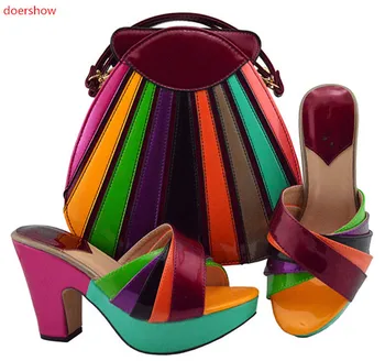 doershow Size 38-42 African matching shoes and bags italian in women's pumps SUU1-30
doershow Size 38-42 African matching shoes and bags italian in women's pumps SUU1-30