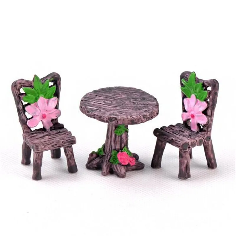 3pcs/set Resin Table Chair Mini Craft Small Ornaments Landscape Fairy Garden Terrarium Figurine Home Decoration Accessories
3pcs/set Resin Table Chair Mini Craft Small Ornaments Landscape Fairy Garden Terrarium Figurine Home Decoration Accessories