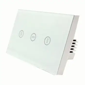 EU wifi smart touch curtain switch voice control by Alexa and Google phone control For Electric curtain motor