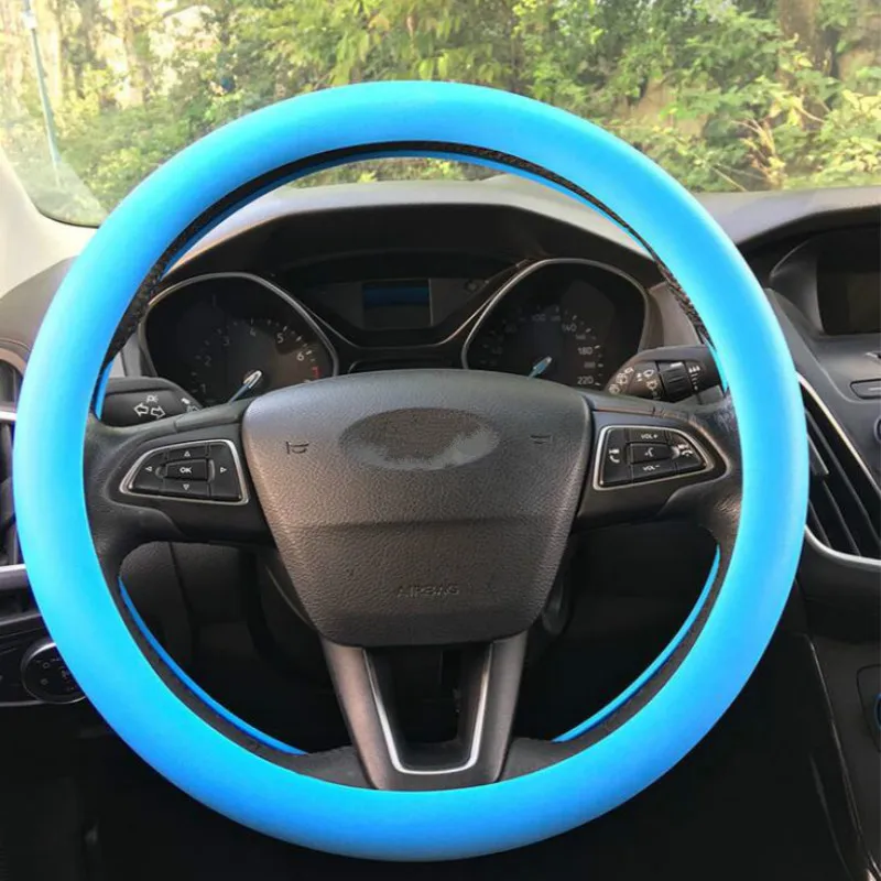 Leather Texture Car Auto Silicone Steering Wheel Glove Cover Soft Multi Color Universal Skin Soft Silicon Steering Wheel Cover
Leather Texture Car Auto Silicone Steering Wheel Glove Cover Soft Multi Color Universal Skin Soft Silicon Steering Wheel Cover