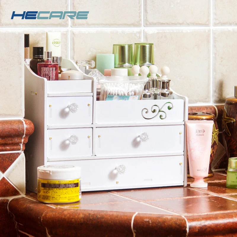 HECARE Makeup Organizer Plastic Box Cosmetic Organizer for Brushes DIY Storage Box White Make Up Organizer for Cosmetics Box New
HECARE Makeup Organizer Plastic Box Cosmetic Organizer for Brushes DIY Storage Box White Make Up Organizer for Cosmetics Box New