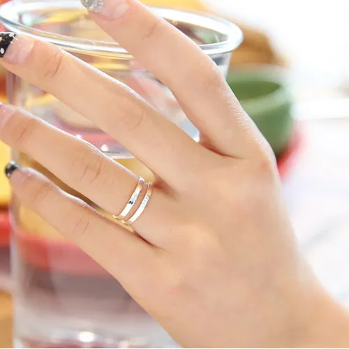 Romantic Style New Luxury 925 Sterling Silver Layer Rings For Women Wedding Retro Adjustable Size Ring Party Gifts
Romantic Style New Luxury 925 Sterling Silver Layer Rings For Women Wedding Retro Adjustable Size Ring Party Gifts