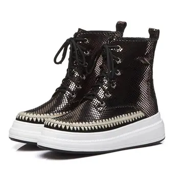 Tennis Shoes Women Trainers Genuine Leather High Heel Ankle Boots Lace Up Wedges Platform Party Pumps Winter Warm Fur Creepers
Tennis Shoes Women Trainers Genuine Leather High Heel Ankle Boots Lace Up Wedges Platform Party Pumps Winter Warm Fur Creepers