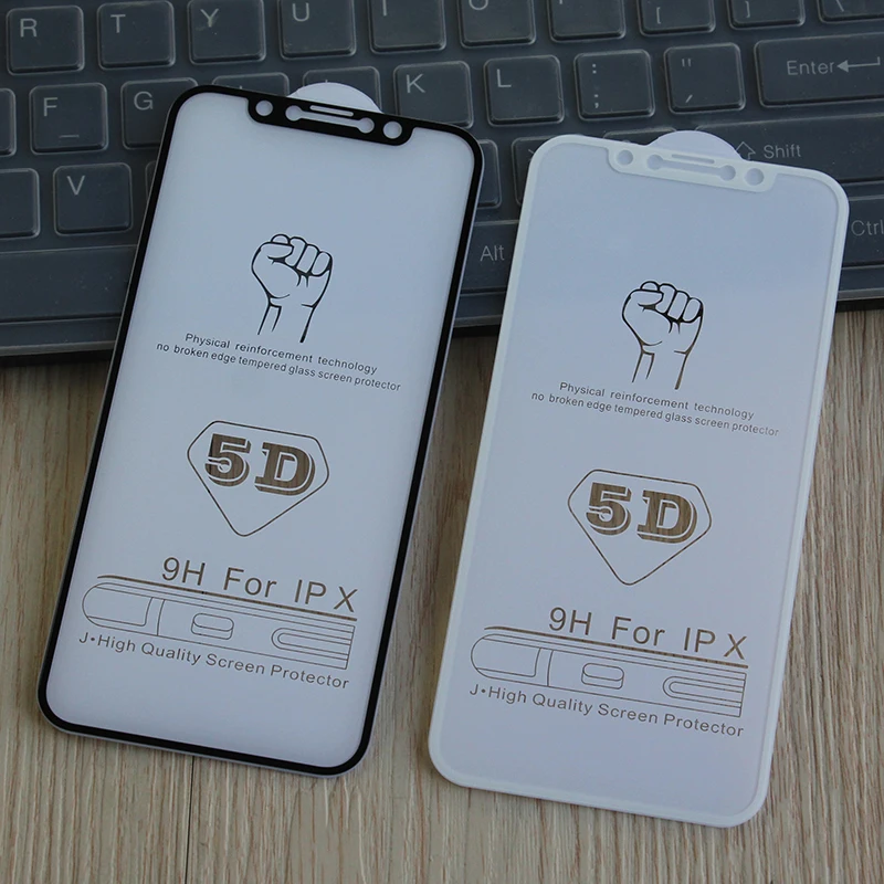 100PCS/ 5D Curved Screen Protector for iPhone6 6S 7 8 Plus X Edge Full Cover Film for iPhone 7 8 Tempered Glass Film New 3D
100PCS/ 5D Curved Screen Protector for iPhone6 6S 7 8 Plus X Edge Full Cover Film for iPhone 7 8 Tempered Glass Film New 3D