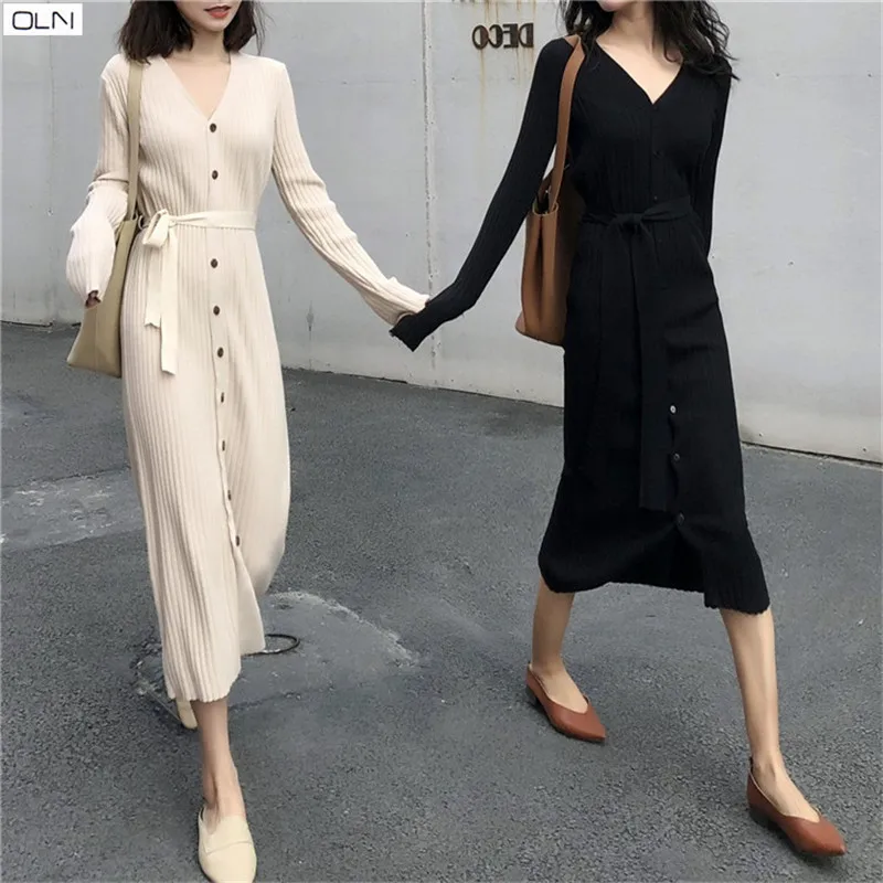 Dress summer oln Korean spring French retro single-breasted lace knit cardigan long dress new arrival vestidos
Dress summer oln Korean spring French retro single-breasted lace knit cardigan long dress new arrival vestidos