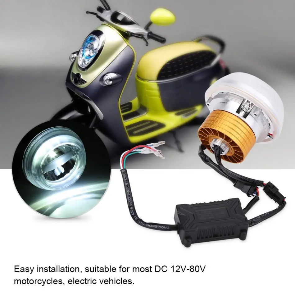 LED Front Headlight Headlamp Light Round Multi-color for Motorcycle Moped Light Bulbs 12-80V Moto Accessories
LED Front Headlight Headlamp Light Round Multi-color for Motorcycle Moped Light Bulbs 12-80V Moto Accessories
