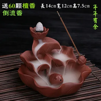 Flow Backwards Small Censer Home Furnishing Creative Ceramic Aromatherapy Incense Ornaments Lotus Incense Holder
Flow Backwards Small Censer Home Furnishing Creative Ceramic Aromatherapy Incense Ornaments Lotus Incense Holder
