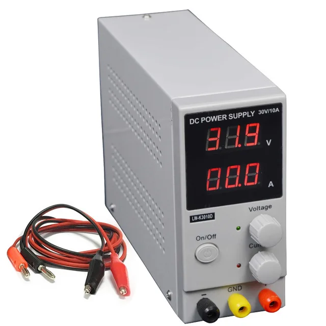 LW 3010D Switching Power supply LW3010 Mini Adjustable Digital DC power supply ,0~30V 0~10A ,110V-220V US/EU Plug , lw3010d
LW 3010D Switching Power supply LW3010 Mini Adjustable Digital DC power supply ,0~30V 0~10A ,110V-220V US/EU Plug , lw3010d