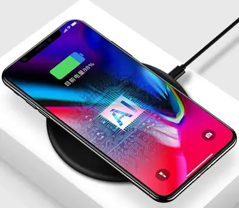 50pcs Qi Wireless Charger Pad For iPhone 8 X Samsung Note 8 Fast Charging Mobile Phone Desktop Wireless Charging Dock Station
50pcs Qi Wireless Charger Pad For iPhone 8 X Samsung Note 8 Fast Charging Mobile Phone Desktop Wireless Charging Dock Station