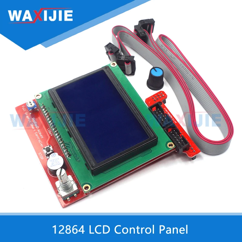 WAXIJIE Smart Parts RAMPS 1.4 Controller Control Panel With 12864 LCD Display Monitor Motherboard Blue Screen for 3D Printer
WAXIJIE Smart Parts RAMPS 1.4 Controller Control Panel With 12864 LCD Display Monitor Motherboard Blue Screen for 3D Printer