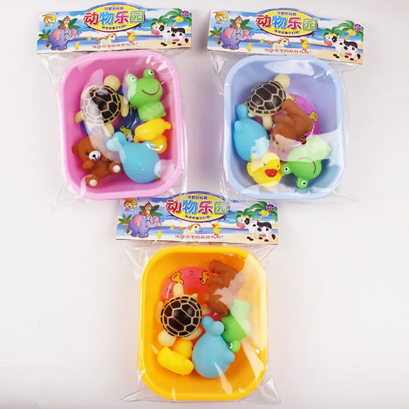 New 6 Pcs/Set Lovely Mixed Animals Swimming Water Toys Colorful Soft Plastic Float Squeeze Bathing Toy For Baby Bath Toys Random
New 6 Pcs/Set Lovely Mixed Animals Swimming Water Toys Colorful Soft Plastic Float Squeeze Bathing Toy For Baby Bath Toys Random