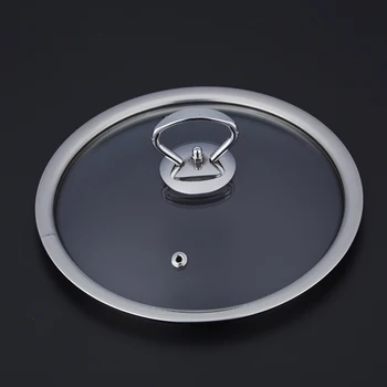 General purpose tempered glass cover 16-32cm milk soup pot steamer frying pan lid visible heat-resistant shockproof kitchen tool
General purpose tempered glass cover 16-32cm milk soup pot steamer frying pan lid visible heat-resistant shockproof kitchen tool