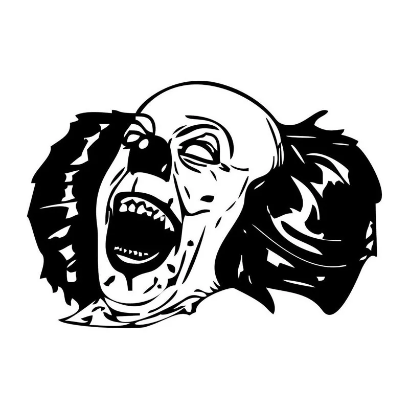 18.5*12.9CM Evil Clown Skull Circus Car Stickers Cartoon Motorcycle Vinyl Decals Black/Silver car styling C7-0513
18.5*12.9CM Evil Clown Skull Circus Car Stickers Cartoon Motorcycle Vinyl Decals Black/Silver car styling C7-0513