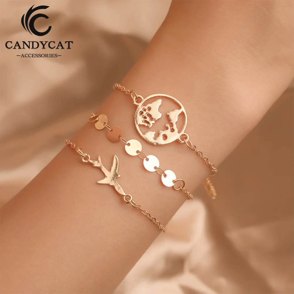 Bohemian Hollow Out Map Chain Bracelets Set Charm Women Bracelets Friendship Bracelets Fashion Summer Beach Bracelets Jewelry
Bohemian Hollow Out Map Chain Bracelets Set Charm Women Bracelets Friendship Bracelets Fashion Summer Beach Bracelets Jewelry
