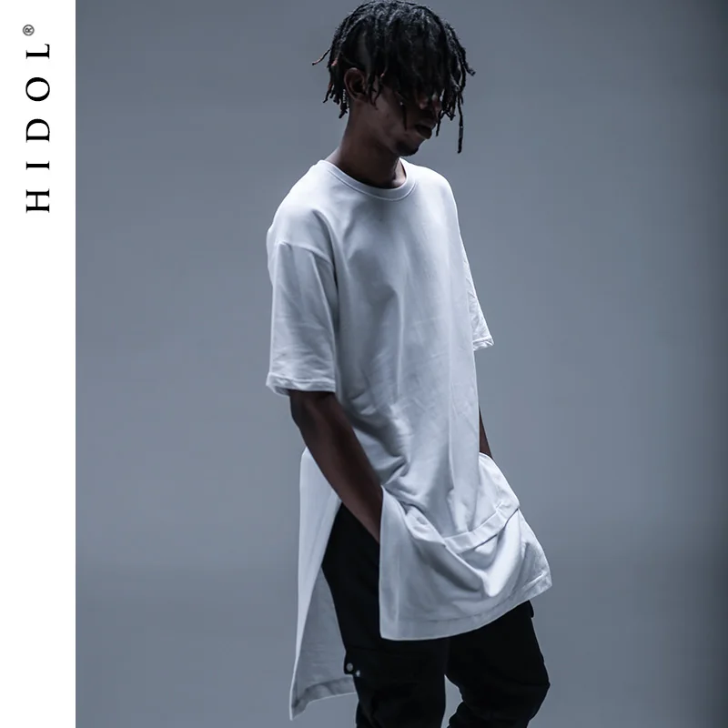 2019 Oversize T-shirt Longline Summer Short Solid Tee Loose Hip Hop Swag T shirt Men Gothic High Street Rap Tshirt Black/White
2019 Oversize T-shirt Longline Summer Short Solid Tee Loose Hip Hop Swag T shirt Men Gothic High Street Rap Tshirt Black/White