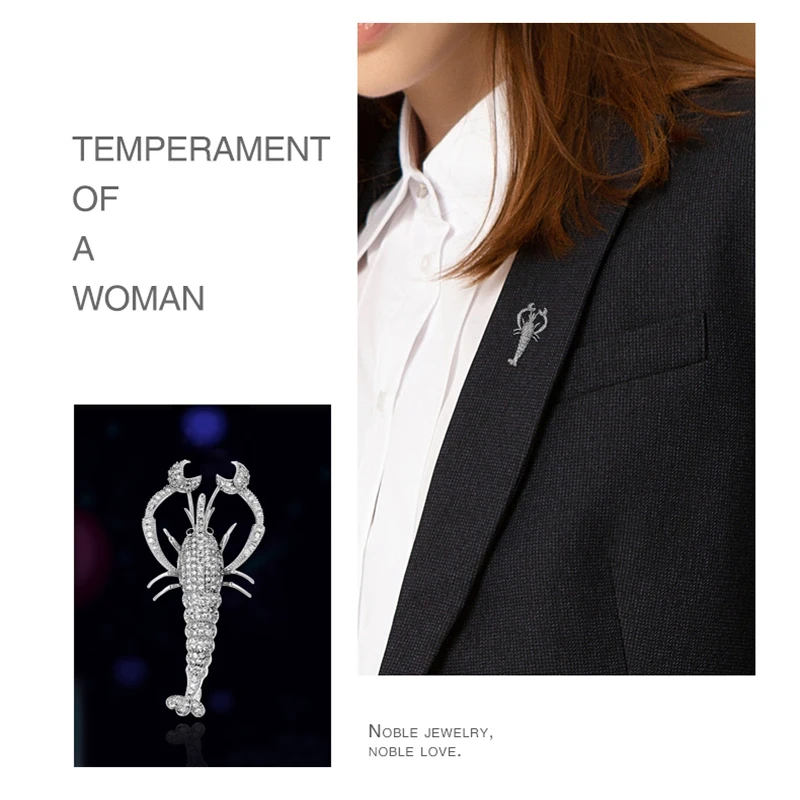 Lobster Brooches Pins (13)