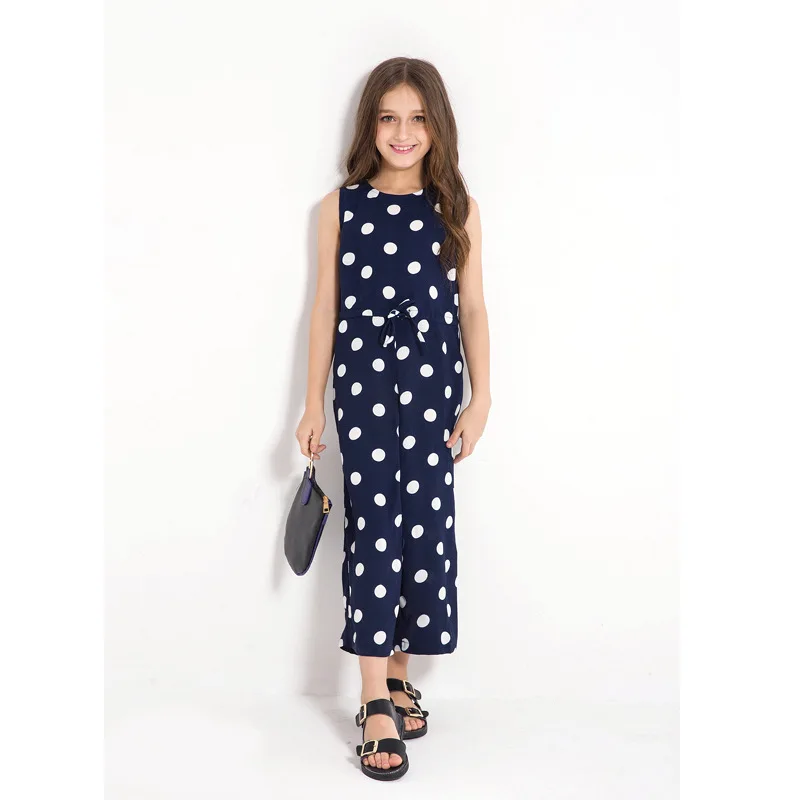 Teen Girls jumpsuit polka dot bib summer clothes lastest sleeveless European style girl clothing real shot 6 8 10 12 14 years
Teen Girls jumpsuit polka dot bib summer clothes lastest sleeveless European style girl clothing real shot 6 8 10 12 14 years