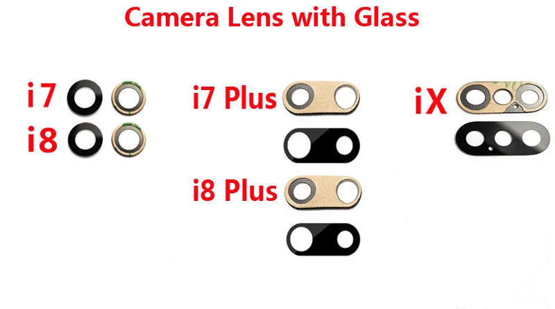 1PC Camera Lens Cover for iPhone 7 8 Plus X Rear Back Camera Lens Glass Lens Frame Holder Replacement Part
1PC Camera Lens Cover for iPhone 7 8 Plus X Rear Back Camera Lens Glass Lens Frame Holder Replacement Part