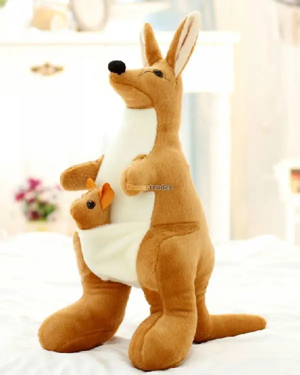 

Fancytrader 31'' / 80cm Super Cute Giant Soft Plush Australia Kangaroo Toy, Nice Gift For Kids, Free Shipping FT50117