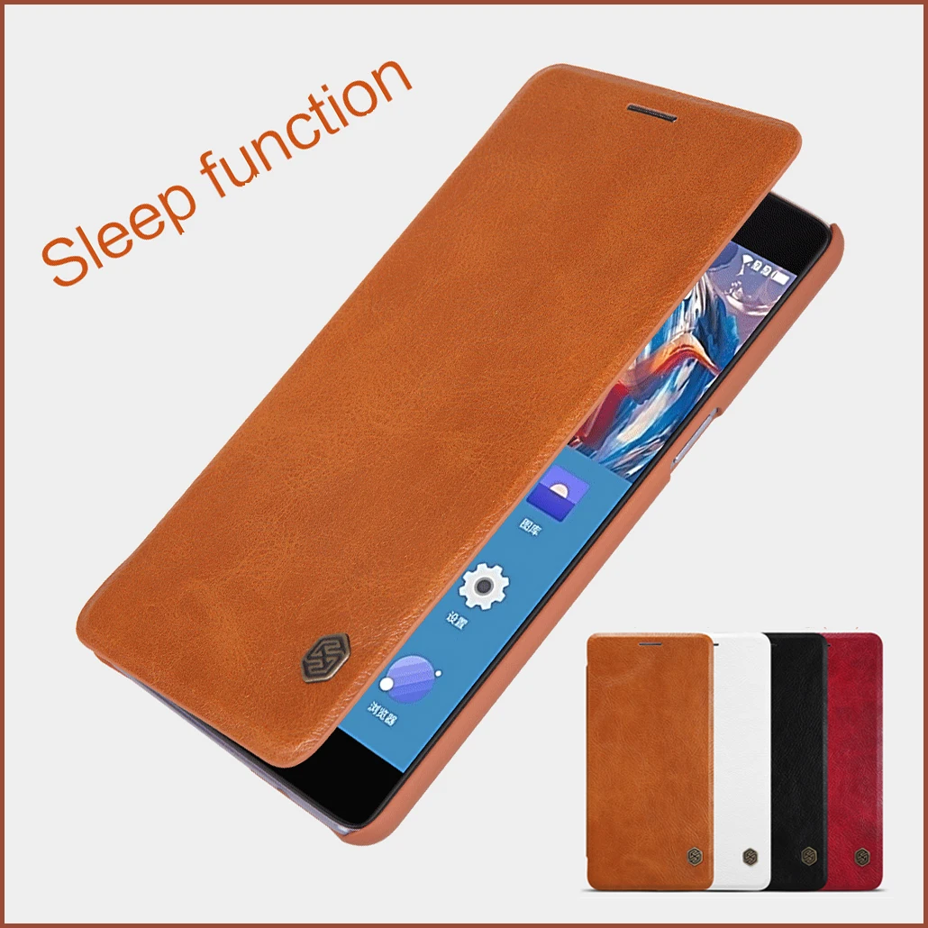 NILLKIN For Oneplus 3 Oneplus three 5.5'' Case Genuine Leather Case For Oneplus3 Luxury Flip Leather Smart Cover Sleep Function
NILLKIN For Oneplus 3 Oneplus three 5.5'' Case Genuine Leather Case For Oneplus3 Luxury Flip Leather Smart Cover Sleep Function