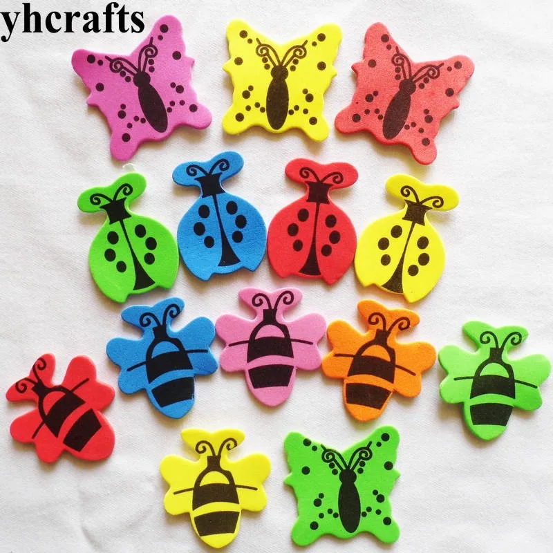 1bag/LOT,Butterfly ladybug Bee foam stickers Spring crafts Color insect learning Kindergarten craft diy toys Wall decoration
1bag/LOT,Butterfly ladybug Bee foam stickers Spring crafts Color insect learning Kindergarten craft diy toys Wall decoration
