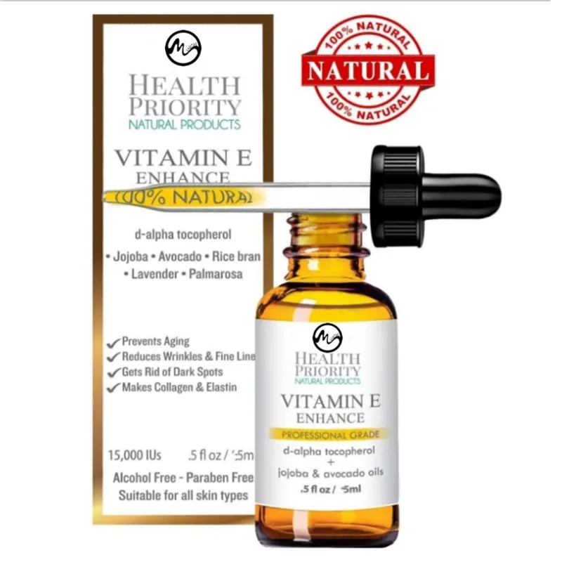 100% Natural Organic Vitamin E Face Serum Reduces Wrinkles Moisturizing Essence Skin Care anti-Wrinkle Tight Whitening Skin
100% Natural Organic Vitamin E Face Serum Reduces Wrinkles Moisturizing Essence Skin Care anti-Wrinkle Tight Whitening Skin