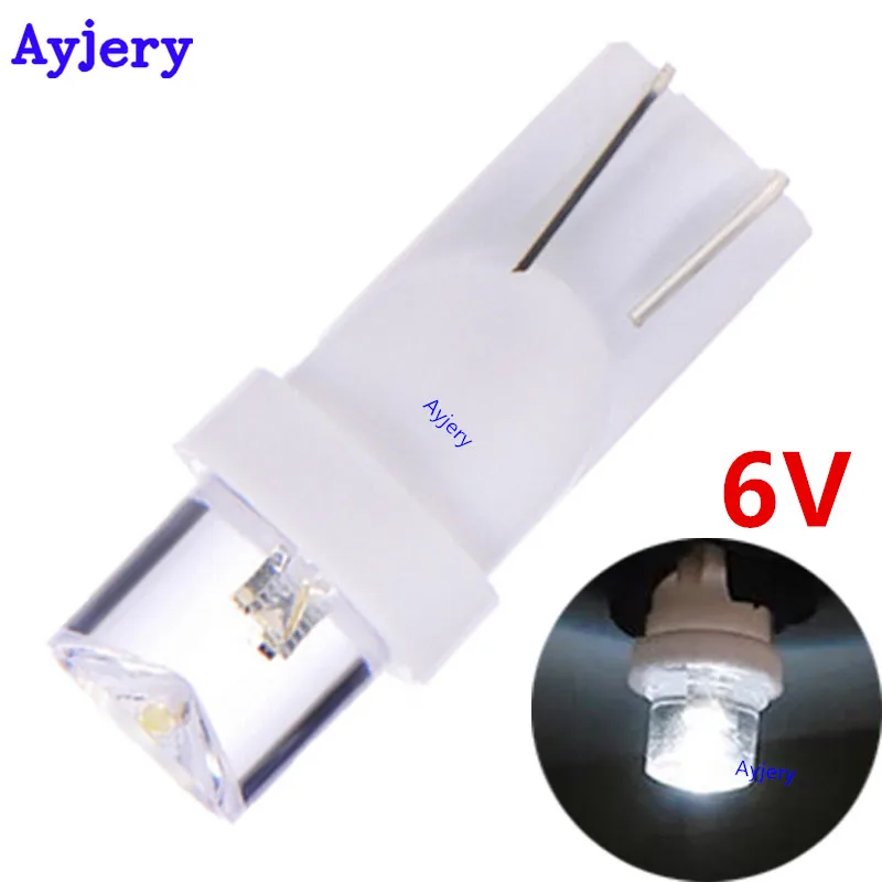 AYJERY 6V 6.3V Super Bright 100pcs T10 Concave Lens Bulbs With Wedge Base For Dashboards Instrument Light DC 6V White Led Lights
AYJERY 6V 6.3V Super Bright 100pcs T10 Concave Lens Bulbs With Wedge Base For Dashboards Instrument Light DC 6V White Led Lights