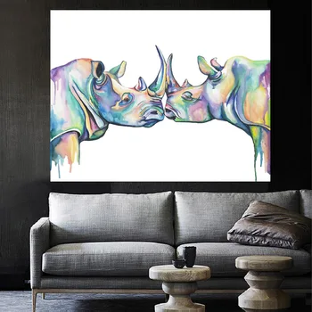 Large Watercolor Rhinoceros Animals Canvas Painting Wall Art Posters Decorative Prints Posters Best Gifts Living Room Home Decor
Large Watercolor Rhinoceros Animals Canvas Painting Wall Art Posters Decorative Prints Posters Best Gifts Living Room Home Decor