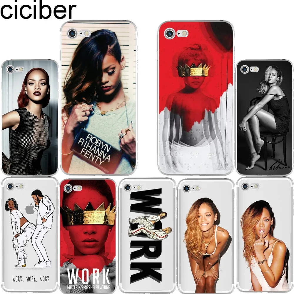 ciciber Rihanna Rhenna Bad Gal RiRi Anti Work Drake Design soft silison phone cases cover for iPhone 6 6S 7 8 plus 5S SE X Coque
ciciber Rihanna Rhenna Bad Gal RiRi Anti Work Drake Design soft silison phone cases cover for iPhone 6 6S 7 8 plus 5S SE X Coque