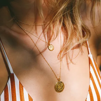 Ins jewelry Authentic 925 Sterling silver Beads & figure coin Gold personality octagon pendant charm necklace FINE jewelry X161
Ins jewelry Authentic 925 Sterling silver Beads & figure coin Gold personality octagon pendant charm necklace FINE jewelry X161