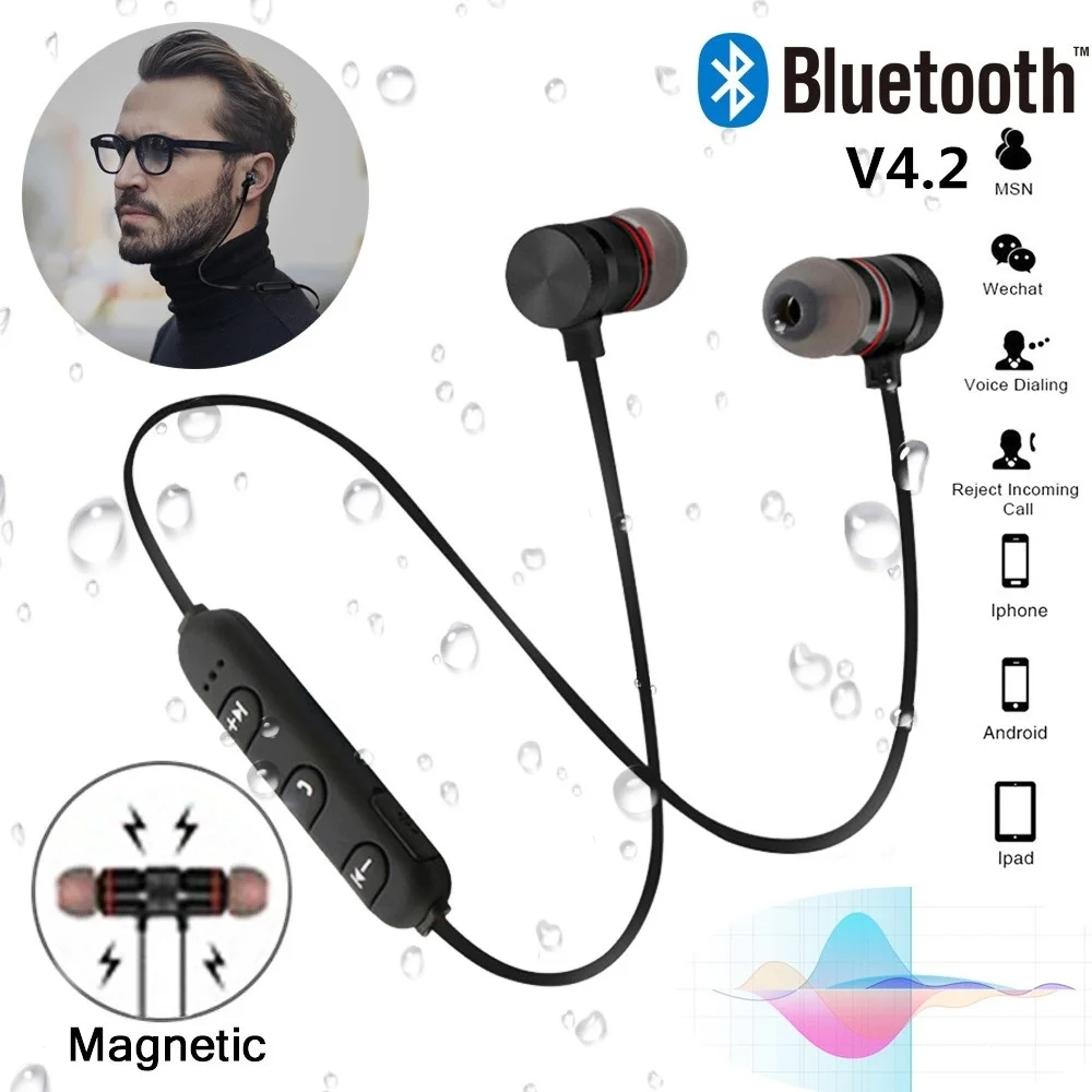 Supper Bass Bluetooth Earphones Wireless Fitness Headphones with MIC Earphones Stereo Headset Music In-Ear Earbuds for Phone
Supper Bass Bluetooth Earphones Wireless Fitness Headphones with MIC Earphones Stereo Headset Music In-Ear Earbuds for Phone
