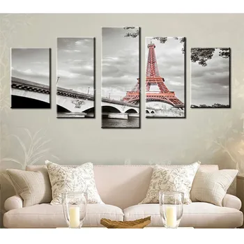 Painting For Living Room Home Decor Cuadros Decoration Modular Print 5 Panel Eiffel Tower Pictures Poster Wall Art Canvas
Painting For Living Room Home Decor Cuadros Decoration Modular Print 5 Panel Eiffel Tower Pictures Poster Wall Art Canvas
