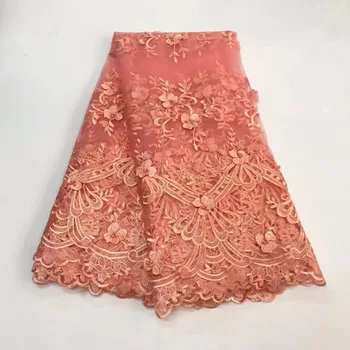 2018 high-end luxury pink handmade 3D printed French lace lace wedding dress, African lace fabric ZYY160
2018 high-end luxury pink handmade 3D printed French lace lace wedding dress, African lace fabric ZYY160