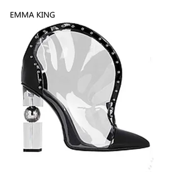 Black White Transparent Women Rubber Rain Boots Pointed Toe Sexy Clear High Heels Shoes Woman Winter Slip On Ankle Boots Mujer
Black White Transparent Women Rubber Rain Boots Pointed Toe Sexy Clear High Heels Shoes Woman Winter Slip On Ankle Boots Mujer