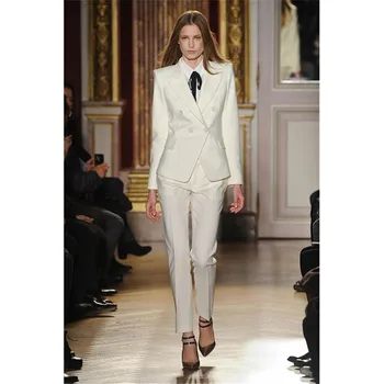 Fashion Winter Work Wear Women Business elegant Pant Suit Slim formal Long Sleeve Blazer With Trousers Office Ladies Suits
Fashion Winter Work Wear Women Business elegant Pant Suit Slim formal Long Sleeve Blazer With Trousers Office Ladies Suits