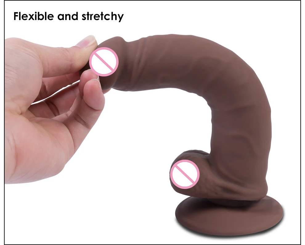 Реалистичный вибратор  №54 на присоске купить со скидкой в секс шопе  Вибраторы  Реалистичные