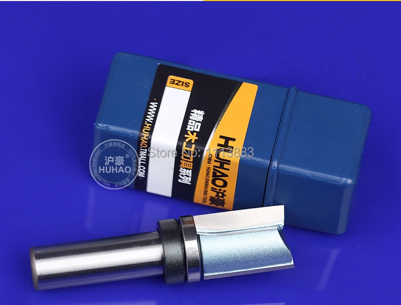 1/4" Shank, Size 1/4x1/2x38, Flush Trim Bit with Top Bearing, Pattern Router Woodworking Bit, Model 5817
1/4" Shank, Size 1/4x1/2x38, Flush Trim Bit with Top Bearing, Pattern Router Woodworking Bit, Model 5817